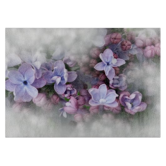 Lila bloei snijplank (Voorkant)