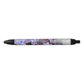 Lila bloei zwarte inkt pen (Voorkant)