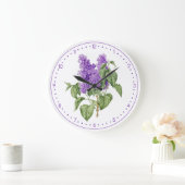 Lila bloem  botanische Paarse groene flora Grote Klok (Huis)