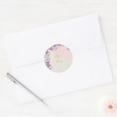 lila bloem sticker (Envelop)