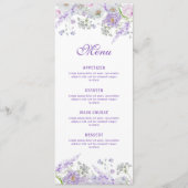Lila Bloemen Classic Menu (Voorkant)