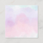 Lila Bloemen Display Douche Geen Cadeauverpakking  Informatiekaartje (Achterkant)