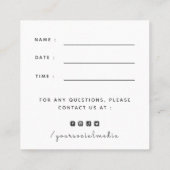 Lila bloemen en benoeming van Alaskan Malamute Dog Vierkante Visitekaartje (Achterkant)