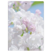 Lila bloemen klembord (Achterkant)