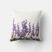 Lila bloemen kussen (Achterkant)