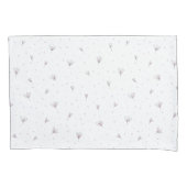 Lila bloemen kussensloop (Voorkant)