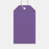 Lila bloemen | Labels voor weddenschappen met cade Cadeaulabel (Achterkant)