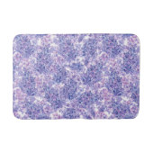 Lila bloemen met waterverf badmat (Voorkant)