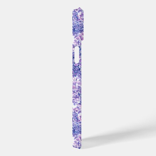 Lila bloemen met waterverf Case-Mate iPhone case (Achterkant / Rechts)