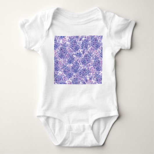 Lila bloemen met waterverf romper (Voorkant)