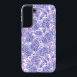 Lila bloemen met waterverf samsung galaxy hoesje<br><div class="desc">Lila bloemen geschilderd met waterverf . Patroon gemaakt in Photoshop.</div>