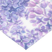 Lila bloemen met waterverf tafelkleed (Gekanteld)