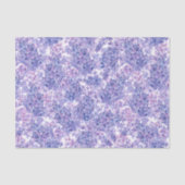 Lila bloemen met waterverf tissuepapier (Voorkant)