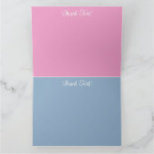 Lila bloemen op Hill op Sunset Glow Kaart (Binnen)