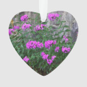 Lila bloemen Ornament (voorkant)