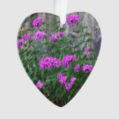 Lila bloemen Ornament (voorkant)