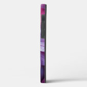 Lila bloemen Paarse en roze Case-Mate iPhone Case (Achterkant / Links)