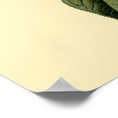  Lila bloemen Poster (Hoek)