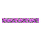 Lila bloemenlint grosgrain lint (Voorkant)