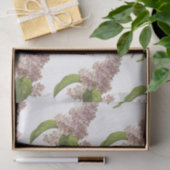 Lila bloempatroon tissuepapier (Geschenk)