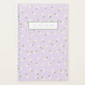 Lila bloemplanner planner (Voorkant)