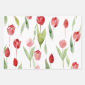 "Lila bloesem inpakpapier" Inpakpapier Vel (Voorkant 2)