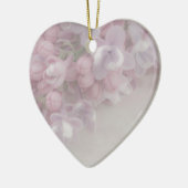 Lila bloesem keramisch ornament (Links)