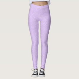 Lila bloesem leggings