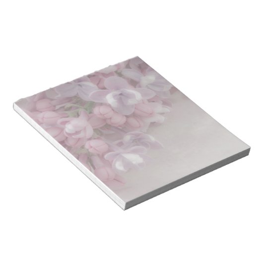 Lila bloesem notitieblok (Schuin)