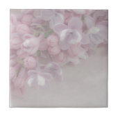 Lila bloesem tegeltje (Voorkant)