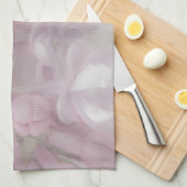 Lila bloesem theedoek (Quarter Fold)