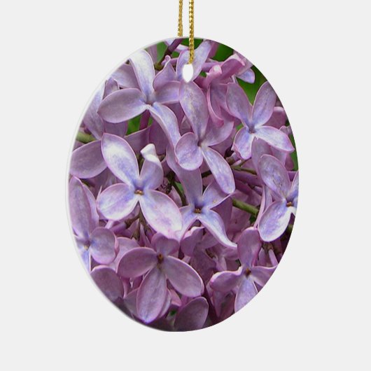 Lila bloesems keramisch ornament (Rechts)