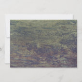 Lila Bloesems Rustiek Hout Spring Vrijgezellenfees Kaart (Achterkant)