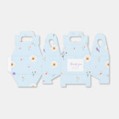 Lila Bloomlets Bedankdoosjes (Uitgevouwen)