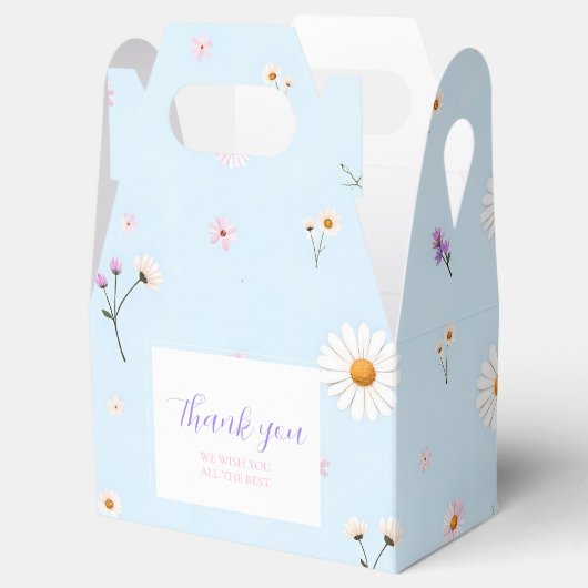 Lila Bloomlets Bedankdoosjes (Geopend)