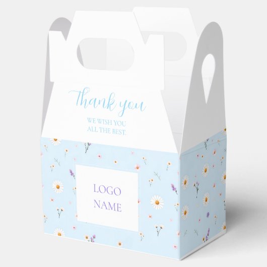 Lila Bloomlets Bedankdoosjes (Geopend)