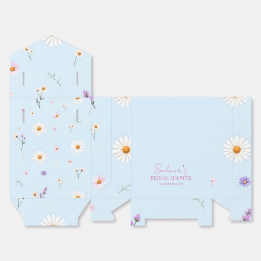 Lila Bloomlets Bedankdoosjes (Ongevouwen)