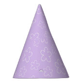 Lila Blossom Party pet Feesthoedjes (Rechts)