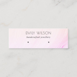 Lila Blush Yellow Hologram Waves die beeldscherm v Mini Visitekaartje