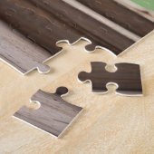 Lila boeket in raam legpuzzel (Zijkant)