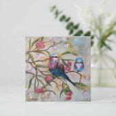 Lila borst roller met baby (Staand voorkant)