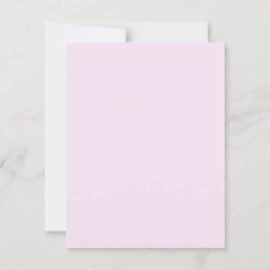 Lila Bow Crest doopuitnodiging Kaart (Achterkant)