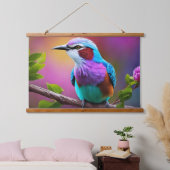 Lila-Breasted Roller Wandtapijt Hangend Wandkleed (Slaapkamer)