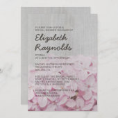  Lila Bridal Shower-uitnodigingen Kaart (Voorkant / Achterkant)