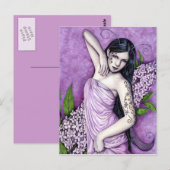 Lila Briefkaart (Voorkant / Achterkant)