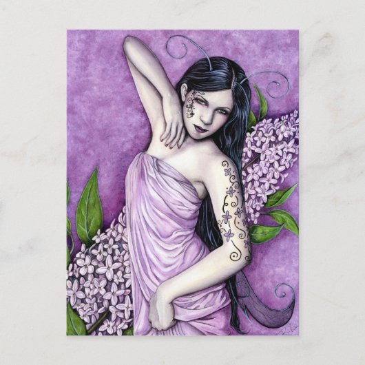 Lila Briefkaart (Voorkant)