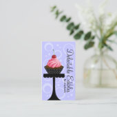 Lila broodbakkerij visitekaartje (Staand voorkant)