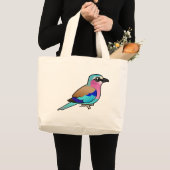 Lila broodrooster grote tote bag (Voorkant (product))