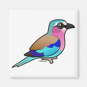Lila broodrooster magneet