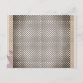 Lila bruiloft elegant uitnodiging briefkaart (Achterkant)